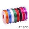 Pulseira de fio de cristal colorida com contas elástica para usar pulseira colar cordão de joia material para joias artesanais diy