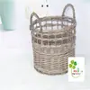 Exhibidor de supermercado con cesta de mimbre para empaque estilos de producción y procesamiento de fábrica