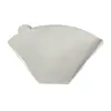 Papel de Filtro de Café en Forma de U de Pulpa de Madera Natural al por Mayor, Color Natural y Color Blanco, Papel de Filtro de Goteo Pour-Over, Papel de Filtro Desechable con Oreja Colgante Comercial