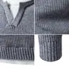 Nueva colección Otoño/Invierno 2026: Suéter de punto casual de dos piezas con look europeo y americano para hombre, suéter ajustado para hombres jóvenes, perfecto como capa interior