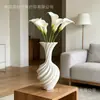 Produto novo transfronteiriço vaso de seda elegante impresso em 3D arranjo floral vintage decoração ornamento estilo nórdico