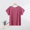 Camiseta sin mangas de algodón y seda para mujer de mediana edad y anciana, top de verano para madres, fino algodón artificial, jersey floral de talla grande