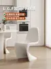 Silla con Respaldo Plástico Hogar Silla Pandong Silla Nórdico Pantone Transparente Simple Moderna Silla Taburete de Maquillaje Silla de Comedor