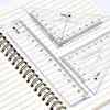 Set de Reglas Especiales para Estudiantes Xiaoyuer 20cm Set Suave Fácil de Llevar Set de Reglas Flexibles Hecho a Medida