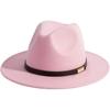 Amazon explosiones transfronterizas moda europea y americana sombrero plano simple hombres y mujeres temperamento francés sombrero de fieltro sombrero de jazz clásico
