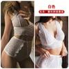 Traje de dama europeo y americano 2017 nuevo comercio exterior venta caliente escote en V profundo encaje sexy costura T1048
