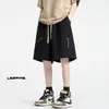 Shorts de Trabajo Estilo Americano para Hombre y Mujer Verano Nuevo Diseño con Sentido Nicho Pantalones Sueltos Talla Grande Shorts Casuales para Hombre