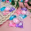 Perlas de Detergente para Ropa Cinco en Uno con Fragancia Duradera, Multiefecto, 8g Aroma Floral, Perlas para Lavado de Cinco Cámaras, 100 Piezas, Entrega Directa de Fábrica