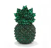 Bolso de Piedras de Strass con Forma de Piña, Bolso de Mano Metálico con Diamantes, Bolso de Mano de Comercio Exterior, Bolso de Mano