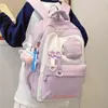 Mochilas para Niñas de Tercero a Sexto Grado, Ligeras, Protectoras de la Columna, Ultraligeras, Mochilas de Gran Capacidad para Estudiantes de Secundaria, Estilo Nuevo