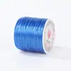 Fio Elástico Plano Colorido do Fabricante 0,8mm Cordão Elástico Pulseira DIY Fio para Montagem Tecelagem Manual Fio para Miçangas