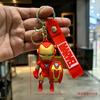 Llavero Vengadores Colgante Spiderman Regalo Estudiante Niños Empujando Regalo Muñeco Máquina de Muñecos Venta al por Mayor