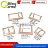 Multi-especificação de vestuário de bagagem hardware fundição fivela de pino plano fivela de cinto de couro liga de zinco fivela de fita trapezoidal meia fivela de pino