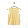 Chaleco de Verano Fino de Modal para Niños y Niñas, Camiseta sin Mangas, Top Liso sin Mangas