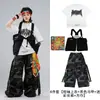 Ropa de Calle Infantil de Moda Hip Hop Juvenil Ropa Hip Hop Niños Niñas Conjunto de Chaleco Estilo Funcional Atuendos Geniales Atractivos para Actuación