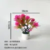 Planta artificial decorativa de pino de bienvenida en maceta para interior y exterior, nuevo arreglo de estilo chino para estudio y sala de estar, flores artificiales, plantas verdes, bonsái, maceta pequeña