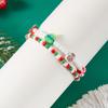 Europeo y Americano Transfronterizo Navidad Alce Arcilla Polimérica Suave Colorido Arcilla Polimérica Suave Pulsera Joyería Nicho Letra Traje de Pulsera Elástica
