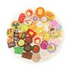 Mini adornos de simulación de comida y juego, pan, galletas, botella pequeña, accesorios de joyería, resina para refrigerador, venta al por mayor, mixtos