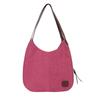 Nuevo bolso de mano de nicho de color sólido para mujer, bolso de hombro de gran capacidad para estudiante, bolso de lona con cremallera al por mayor.