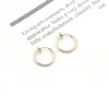 Clips para Orejas Coloridos, Modernos, Indoloros e Invisibles Coreanos, Japoneses, Europeos y Americanos, Aros de Resorte Circulares para Orejas, Anillos para Nariz, Anillos para Ombligo, Acero Inoxidable
