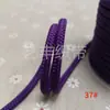Corda Redonda Poliéster Sem Alma Espessura 5mm Núcleo Oco Corda de Poliéster Textura Grossa Corda para Bolsa Tecida à Mão Corda para Carregar Roupas Amarradas Cordão
