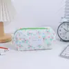 Nuevo estuche floral fresco lindo gran capacidad ins estudiante alta calidad papelería bolsa de almacenamiento bolsa de cosméticos