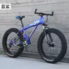 Bicicleta de Neumáticos Grandes Ultra Anchos Gruesos Motonieve Velocidad Variable Bicicleta de Montaña 4.0 Adulto Estudiante Hombre y Mujer Bicicleta Todoterreno