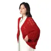 2026 Nuevo Chal de Punto Hueco para Primavera y Otoño para Mujer, Elegante Abrigo Exterior Tipo Qipao para Combinar con Falda, Cárdigan Suéter Abrigo Color Beige