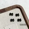 Accesorios para Uñas Falda de Lunares Perla de Moda Lazo Accesorios de Corbata de Moño Negra Clásica de Gama Alta