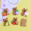 Accesorios de resina con forma de crema de dibujos animados para bebé, con agua de fruta, para hebilla de zapato, accesorios creativos, joyería para bricolaje, horquilla