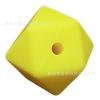 Contas de Silicone Hexagonais Cor Doce 14mm 17mm Contas Octogonais Mordedor Molar para Bebê DIY Pulseira Colar Soltas