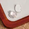 Pingente Casual de Liga de Zinco, Resina, Zircônia e Pérola Inlaid Sol e Lua Pingente DIY Pulseira Colar Acessórios de Joias