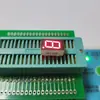 Tubo digital LED de 1 dígito de 0,36 polegadas, tubo digital vermelho brilhante, fileira dupla, 10 pés, tubo digital único de 8 positivos