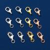 Plata de Ley S925 Chapada Cierre de Langosta Cierre de Gota de Agua Cierre de Resorte Conector Accesorios de Joyería Plateada DIY Collar Pulsera