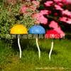 Cogumelo Metálico Colorido Novo Transfronteiriço Cogumelo Artificial Decoração Interna e Externa Decoração de Jardim e Pátio Plantas em Vasos de Chão