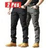 Pantalones de Trabajo Frescos de Verano 2026 para Hombre Corte Delgado Tendencia Pierna Recta Pantalones de Personalidad Pantalones Tácticos Militares en Stock