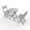 Cadeira Dobrável de Plástico à Prova d'Água para Pátio e Exterior, Cadeira de Jantar para Jardim, Varanda, Banqueta de Lazer, Mesa e Cadeira de Chá para Uso Doméstico e Exterior