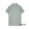 Camiseta de trabajo versátil estilo americano business casual para hombre, top elegante de color liso ajustado para verano, camisa polo Sorona