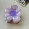 Presilhas de Cabelo de Plumeria Cruzadas Europeias e Americanas, Presilhas Populares de Lado para Festas, Atacado de Acessórios de Cabelo