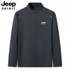 Venda Direta Moletom com Gola Alta e Zíper Parcial Manga Longa Casual Esportivo Estilo Primavera e Outono Camiseta Masculina Cor Sólida Caimento Solto Camada Base #