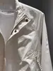 Chaqueta Deportiva Casual Versátil Ligera de Manga Larga con Cremallera y Cuello Solapa para Hombre, Delgada para Primavera y Otoño, para Exteriores