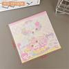 Creativo y lindo soporte para tarjetas de embalaje grande plegable con dibujos animados Aidou, material decorativo para tarjetas pequeñas, bolsa de regalo, tarjeta de embalaje
