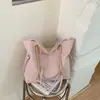 Bolso Tote de Cadena con Cordón Elegante de Shuai Mi para Mujer, Nuevo Modelo 2026, Gran Capacidad, Bolso de Hombro Elegante para el Trabajo