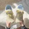 Zapatillas Deportivas para Mujer de Suela Gruesa, Estilo Alemán de Nicho, Versátiles, Color Amarillo, Novedad Primavera 2026, Zapatos Casuales Versátiles de Moda para Mujer