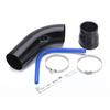 Kit de tubo de admisión de aluminio modificado para coche, conjunto de filtro de aire 76MM 3'' universal modificado, filtro de aire tipo hongo para invierno