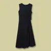 Vestido Cruzado de Ajuste Estándar Marca C Algodón Blanco Ajustado Verano Nueva Llegada 1259472007