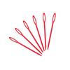 Agulhas de Costura Plásticas Coloridas 9cm Ferramentas de Tricô Artesanais DIY para Crianças Agulhas de Costura para Lã Agulhas com Olho Grande Atacado