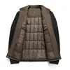 Chaqueta Acolchada Cálida de Invierno 2026 para Hombres, de Mediana Edad y Mayores, Cuello Alto, Casual de Negocios, Abrigo de Algodón Anti-Arrugas