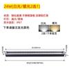 Lámpara subterránea de tira LED, lámpara empotrada para bañador de pared, para exteriores, impermeable, cuadrada, para suelo, paisaje, RGB, de acero inoxidable, lámpara de ladrillo