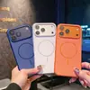 Adecuado para funda de teléfono móvil Apple 18Promax, Succión Magnética Creativa Iphone17 Mate de Gama Alta 16 Funda Protectora Anticaída